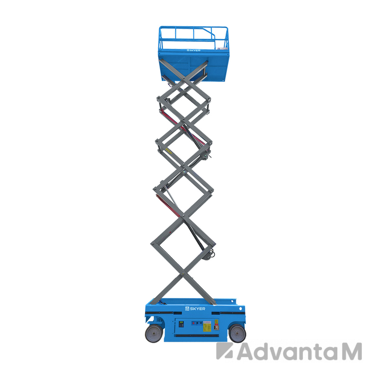 Самоходный ножничный подъемник с выдвижной платформой SKYER PL1625 li-ion - 2